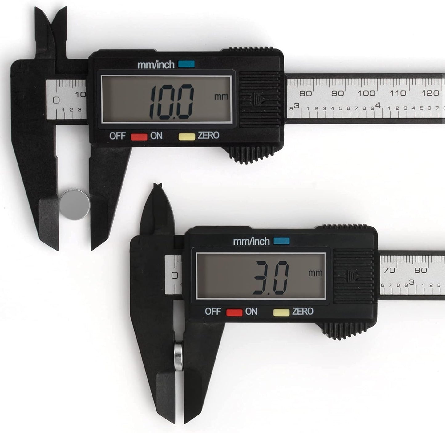 50 Pieces Magnetic for Whiteboard, Small Magnets, Fridge Magnet, Magnet for Fridge, Premium Brushed Nickel Refrigerator Magnets, Magnets for Crafts