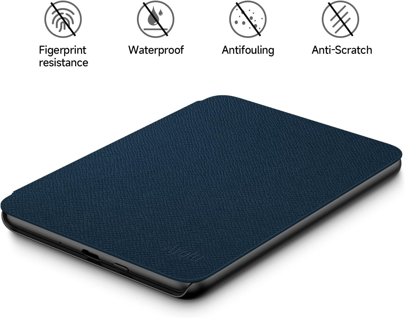 Case for 6" All-New Kindle 11Th Generation 2024/2022 Release (Model No. RS23CV/C2V2L3), Slim Cover with Auto Wake/Sleep, Only Fit 6 Inch Basic Kindle 2024/2022, Dark Blue