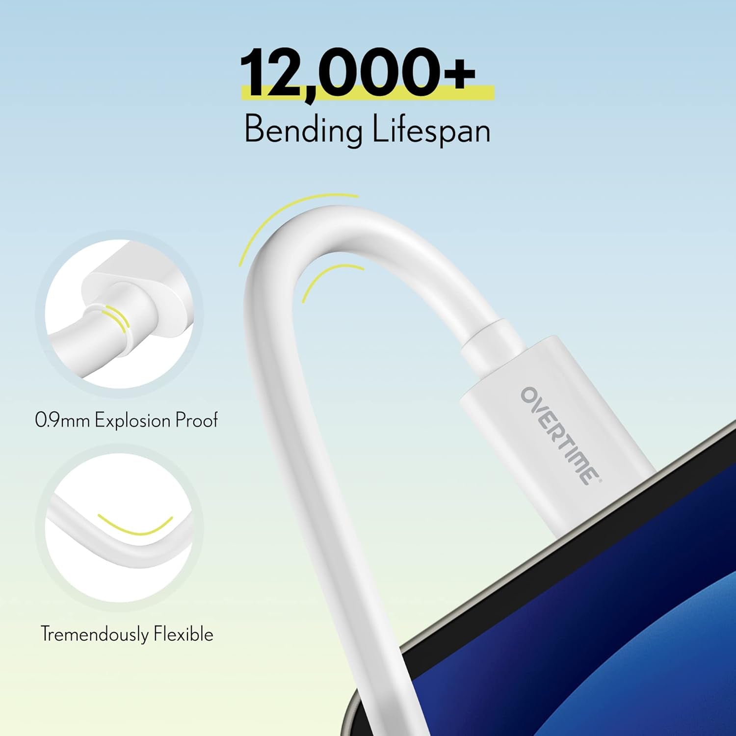 Iphone Charger Set,  Apple Mfi Certified Lightning Cable with Dual USB Wall Adapter 2.4 AMP Compatible W/Iphone 11 Pro Max XS XR X 8 7 6S 6 plus SE Airpods Ipad (Rose Gold/White, 4Ft)