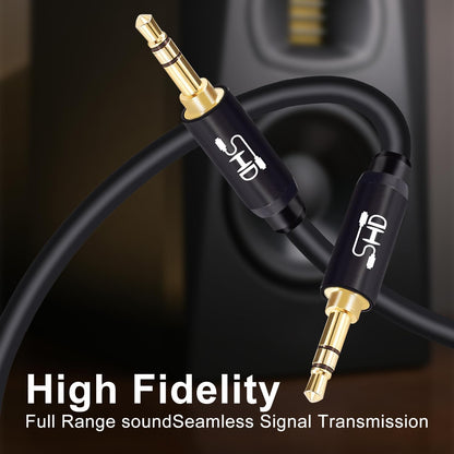 Aux Cable, 3.5Mm Audio Cable Aux for Car Auxiliary Audio Stereo Cable 3.5Mm Cord Premium Sound Dual Shielded with Gold Plated Connectors-6Feet…