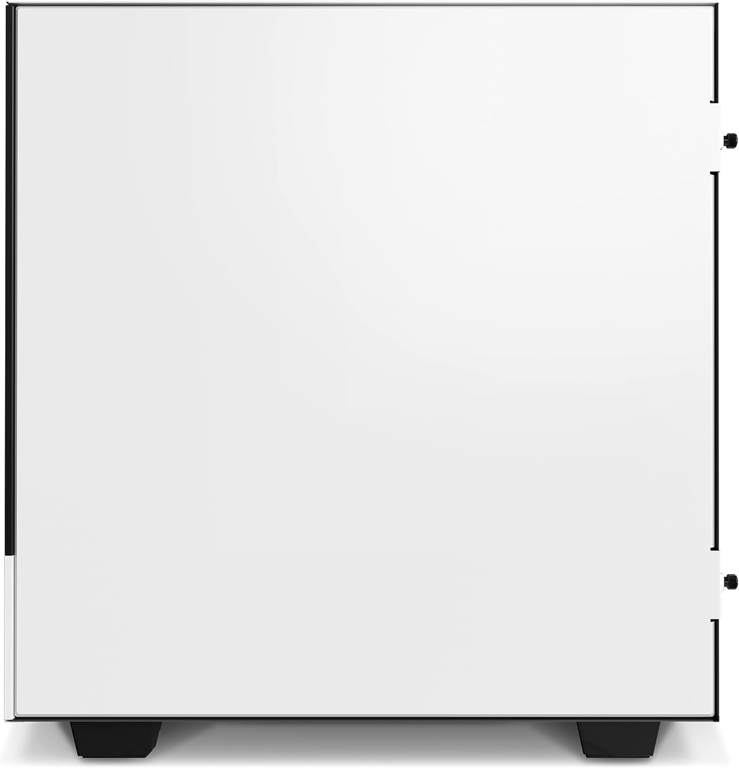 H510 Flow Matte White - Compact ATX PC Gaming Case - Tempered Glass - Enhanced Cable Management - Water-Cooling Ready