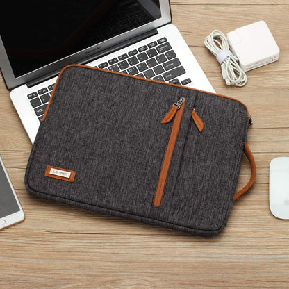 10.1 Inch Laptop Sleeve Case Water-Resistant Tablet Protective Carrying Handle Bag for 10.5" Ipad Pro/9.7" Ipad Air 2/10" Surface Go/Samsung Galaxy Tab S2 S3 S4/10.1"Lenovo Yoga Tab 3,Dark Grey
