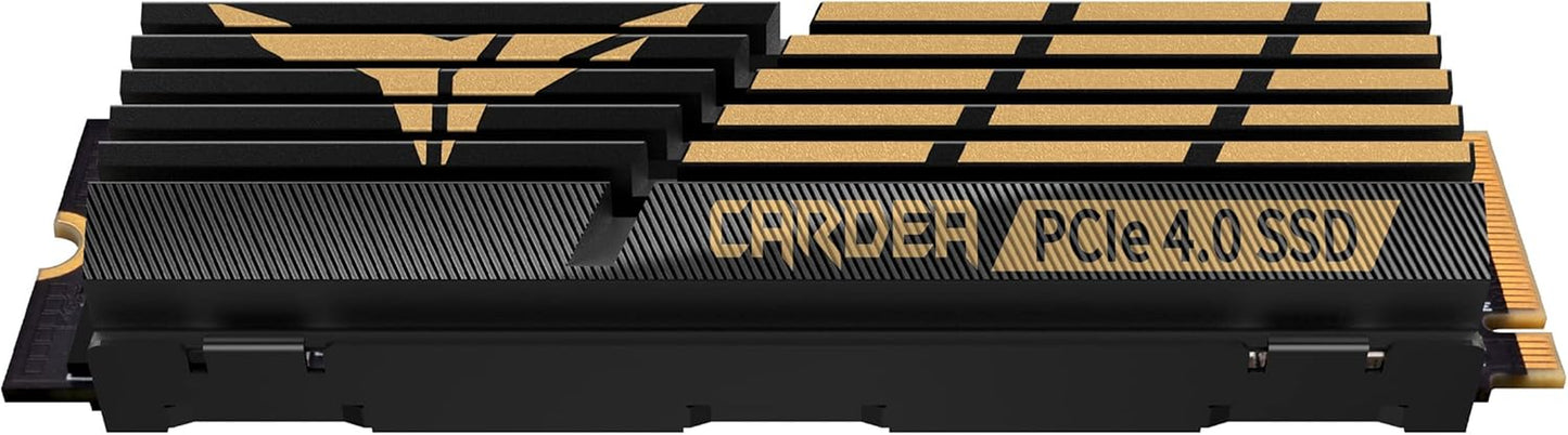 T-FORCE A440 Aluminum Heatsink 2TB DRAM SLC Cache 3D NAND TLC Nvme Pcie Gen4X4 M.2 2280 Internal SSD R/W 7000/6900 Mb/S TM8FPZ002T0C327