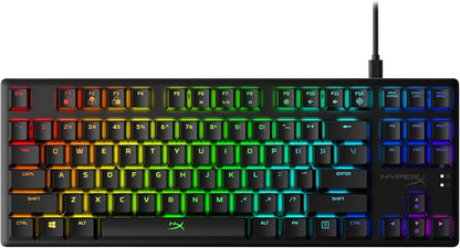 Alloy Origins Core - Tenkeyless Mechanical Gaming Keyboard, Software Controlled Light & Macro Customization, Compact Form Factor, RGB LED Backlit, Linear  Red Switch,Black