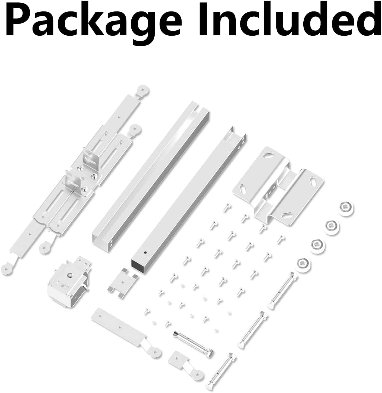 Universal Projector Mount - Adjustable Height Wall/Ceiling Mount for Most Standard and Mini Projectors - Sleek White