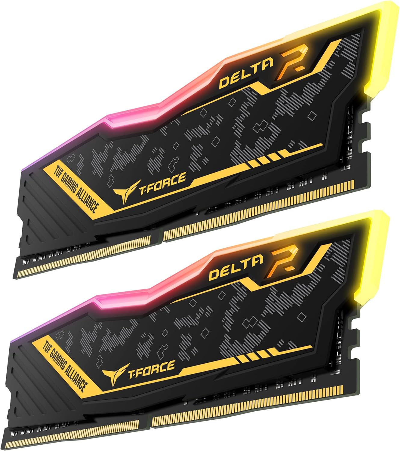 Team Group Tf9D416G3200Hc16Cdc01 Delta Tuf Gaming RGB RAM Memory 16GB (2X8GB) DDR4 U-DIMM 3200Mhz PC4-25600 CL16 Non-Ecc
