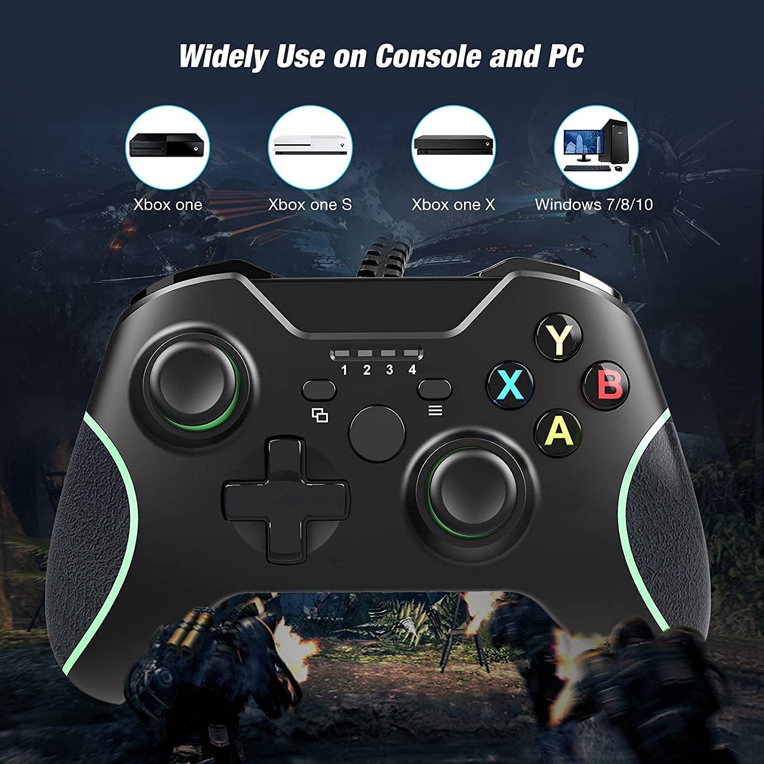 Controller for Xbox 1, Wired Controller for Xbox One Game Controller for Xbox