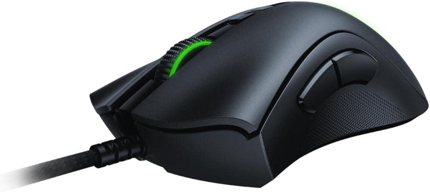 Deathadder V2 Gaming Mouse: 20K DPI Optical Sensor - Fastest Gaming Mouse Switch - Chroma RGB Lighting - 8 Programmable Buttons - Rubberized Side Grips - Classic Black
