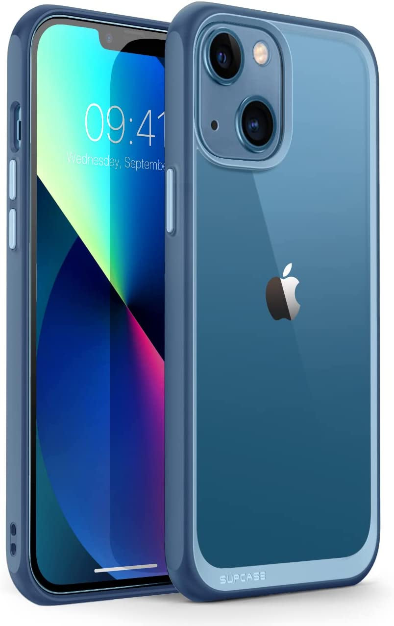 Unicorn Beetle Style Series Case for Iphone 13 (2021 Release) 6.1 Inch, Premium Hybrid Protective Clear Case (Azure)