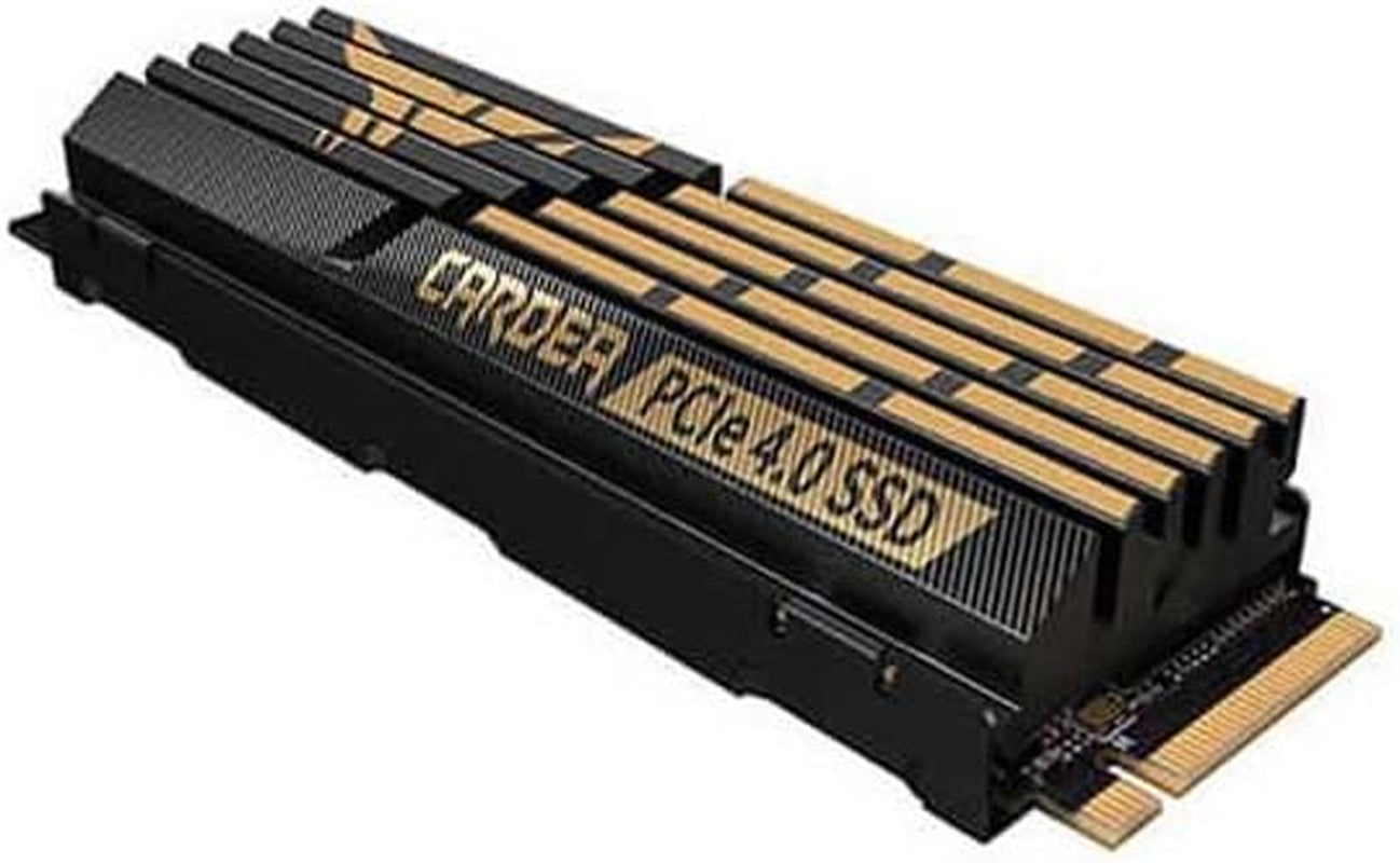 T-FORCE A440 Aluminum Heatsink 2TB DRAM SLC Cache 3D NAND TLC Nvme Pcie Gen4X4 M.2 2280 Internal SSD R/W 7000/6900 Mb/S TM8FPZ002T0C327