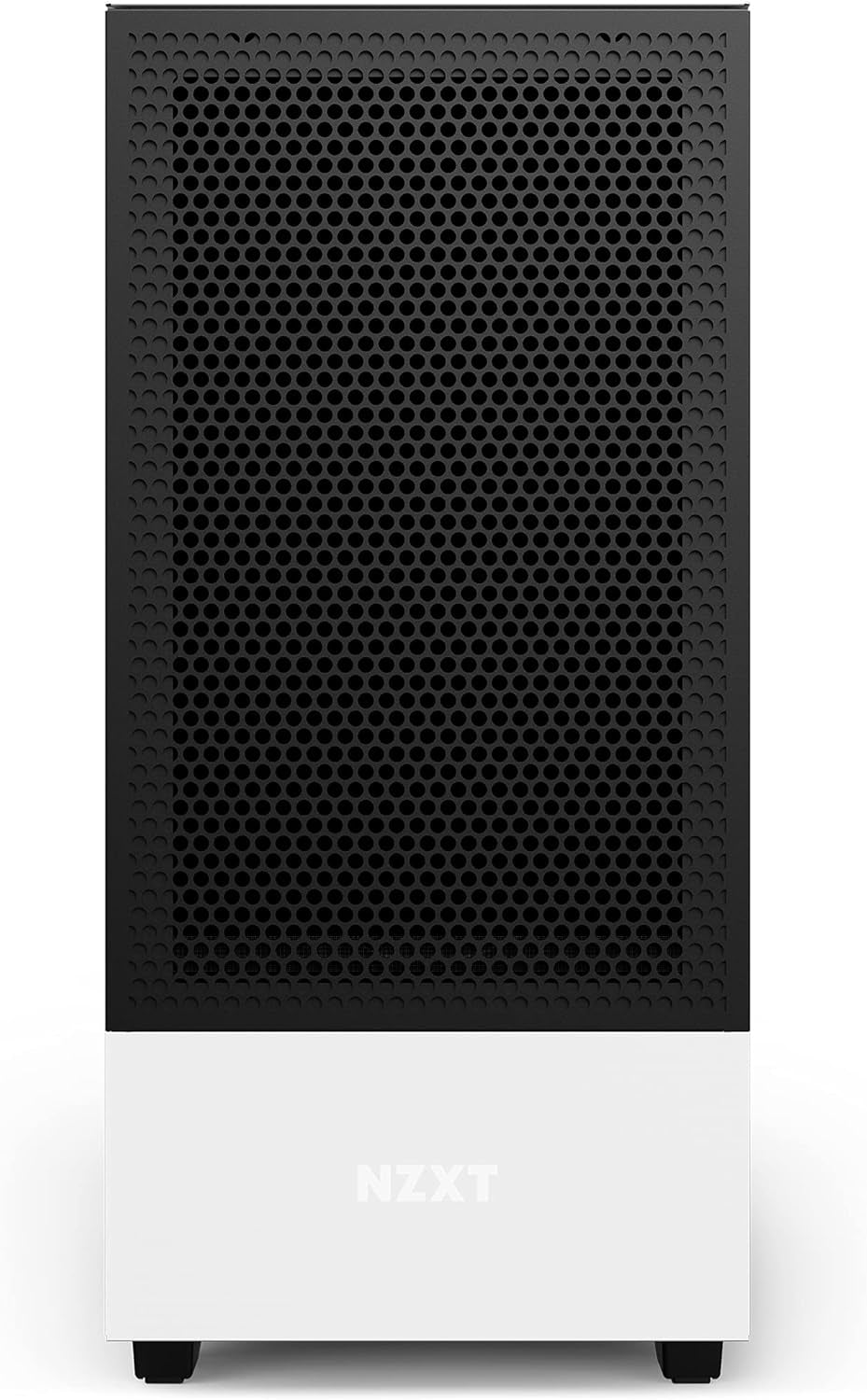 H510 Flow Matte White - Compact ATX PC Gaming Case - Tempered Glass - Enhanced Cable Management - Water-Cooling Ready